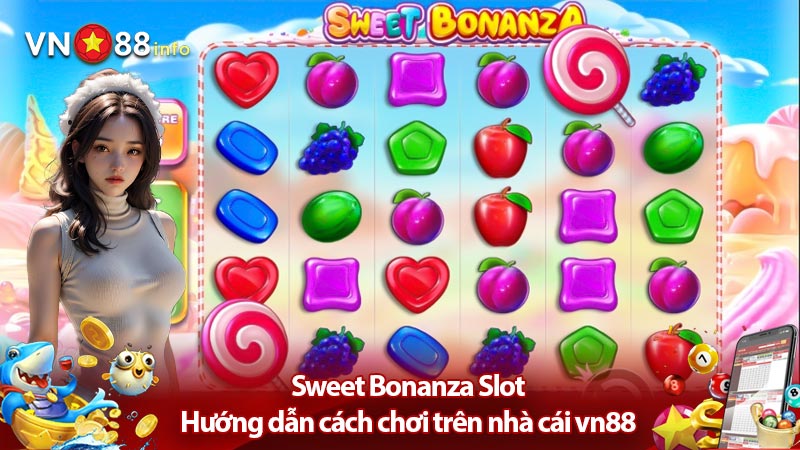Sweet Bonanza Slot - Hướng dẫn cách chơi trên nhà cái vn88