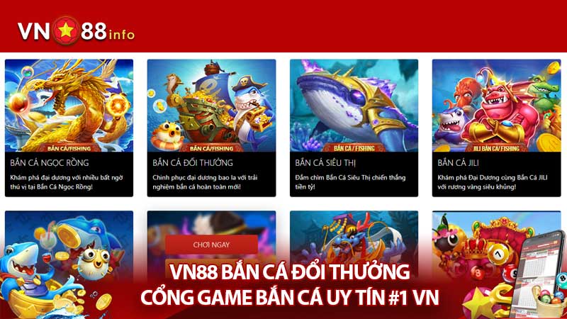 VN88 Bắn cá đổi thưởng